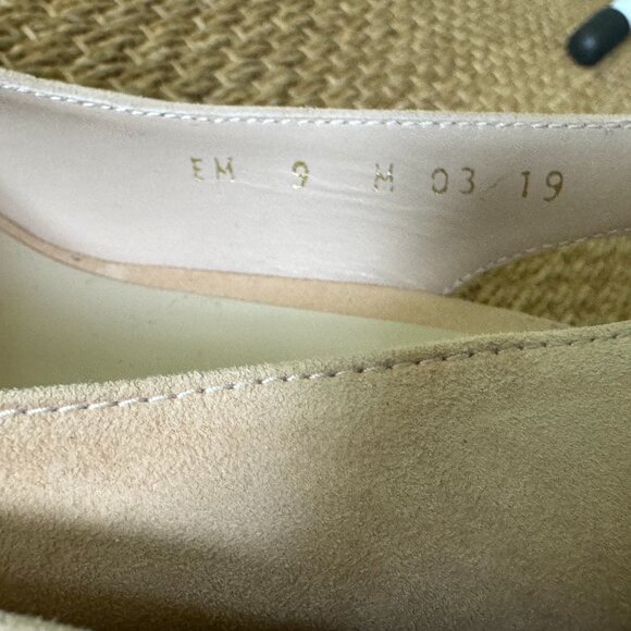 New Stuart Weitzman suede wedge sandals, size 9M - Picture 4 of 6